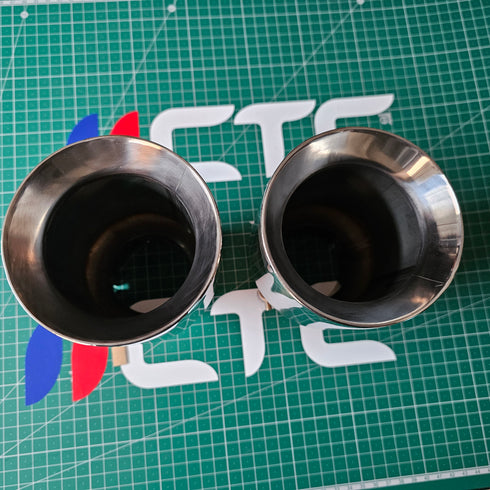 Stainless Steel Exhaust Tips (PAIR) <br> Suzuki Swift Sport ZC32S <br> 2011-2017
